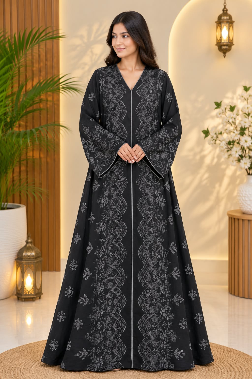 CEY GEORGE PRINT KOT PAIPIN BLACK