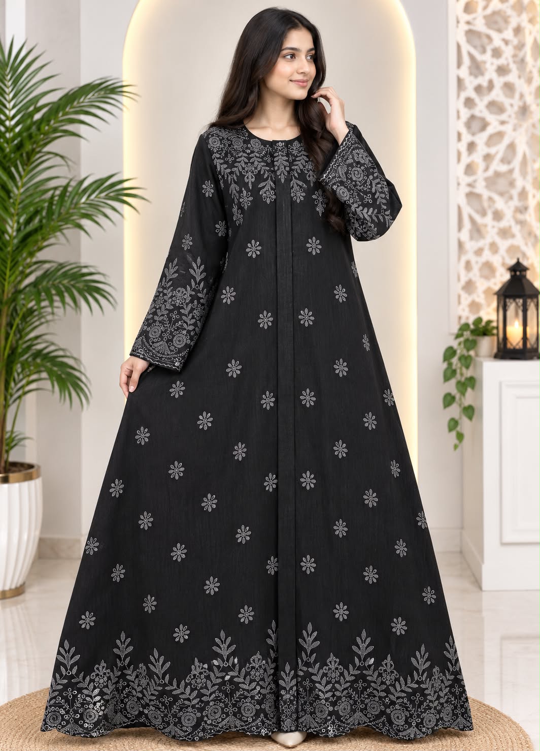 CEY ROSE PRINT BLACK
